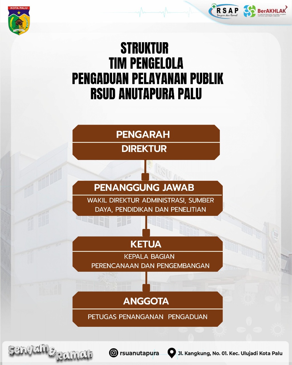 Struktur Pengaduan RSUD Anutapura Palu